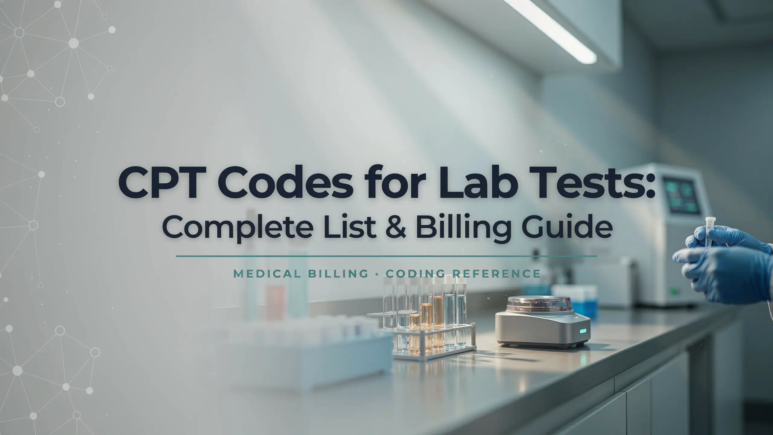 List of CPT codes for lab tests